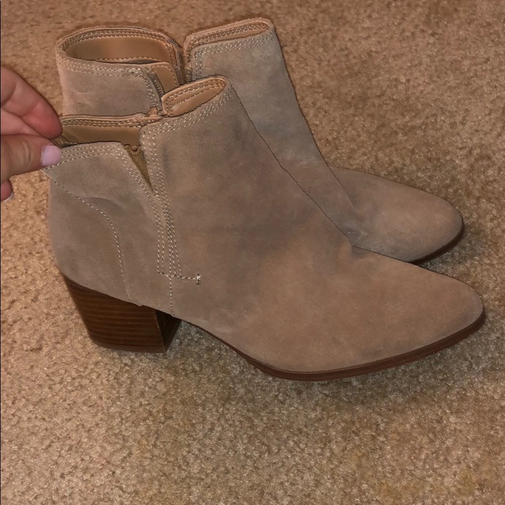 Tan Aldo booties